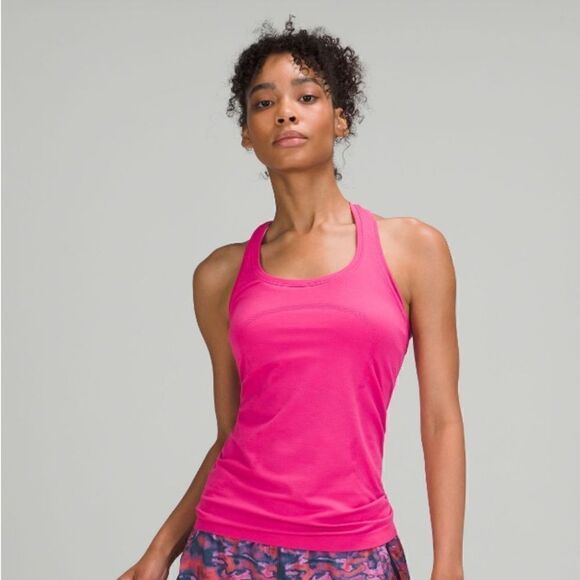 Lululemon Swiftly Tech Racer Back Tank Top Sonic Pink 14 - Picture 1 of 4